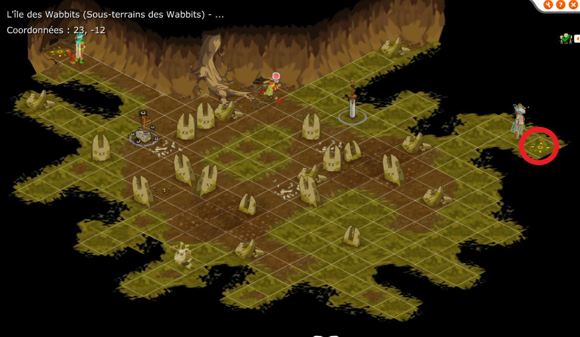 Dofus Retro Château Wa Wabbit, comment y accéder, quel est le chemin pour la panoplie avec les